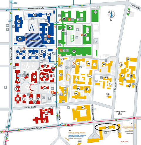 Lageplan UKD