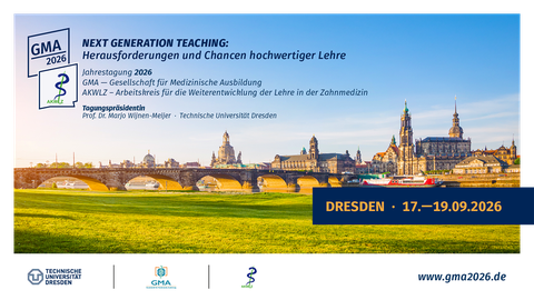 Das Bild zeigt die Silhouette von Dresden mit dem Datum 17.09.-19.09.26