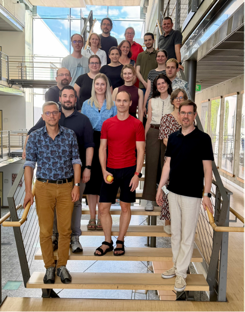Participants of the MiHUB in-person meeting on 23 June 2026 at the Medical Theoretical Centre of TU Dresden. 