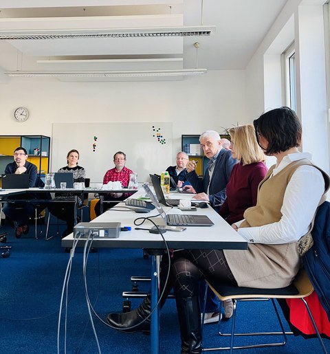 Austausch beim KIMed-Managementboard 