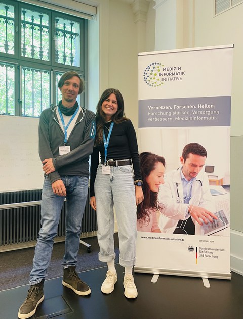Dr. Markus Wolfien und Karolin Hofmann