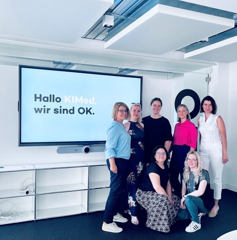 Ein Team aus KIMed zu Gast bei Oberüber Karger