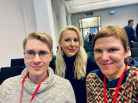 Marcel Dilje, Dr. Claudia Heine., Dr. Kathrin Sobe (v.l.n.r.)