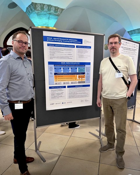 Prof. Martin Sedlmayr und Jens Weidner
