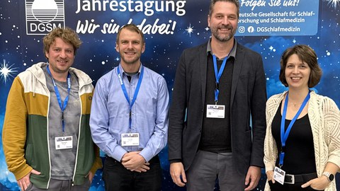Franz Ehrlich, Dr. Tony Sehr, Dr. Moritz Brandt, Dr. Miriam Goldammer (v.l.n.r.)