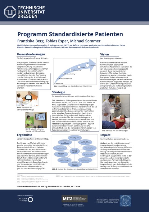 Poster Tag der Lehre 2018 SP-Programme