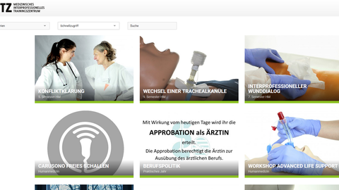 Screenshot der Website MITZ-mobil.de