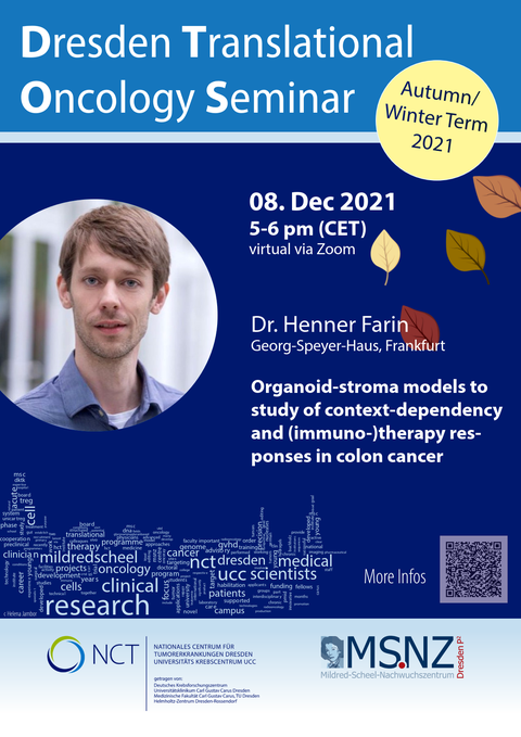 Dresden Translational Oncology Seminar mit Henner Farin