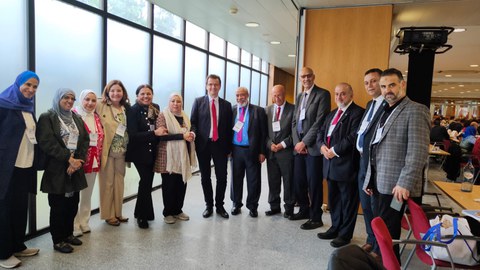 Gruppenbild Wahl Peter Schwarz zum Präsidenten der IDF