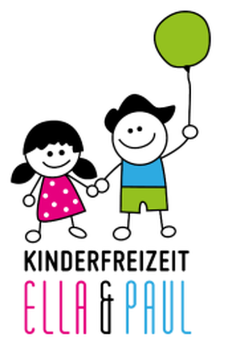 Logo - Bild zweier Kinder mit Luftballon