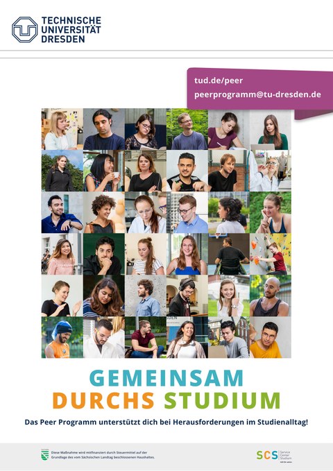 Poster Peer Programm TU Dresden