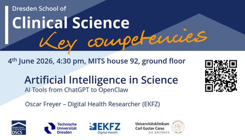 Bewerbung DSCS Key Competencies AI in Scienc für den 04. Juni 2026