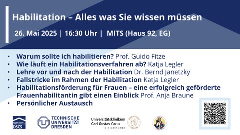Infoveranstaltung Habilitationen