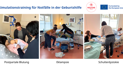 Hebammen helfen Frauen in verschiedenen Notsiuationen