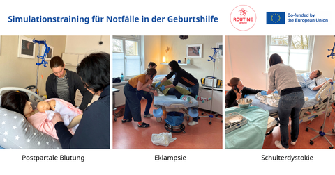 Hebammen helfen Frauen in verschiedenen Notsiuationen