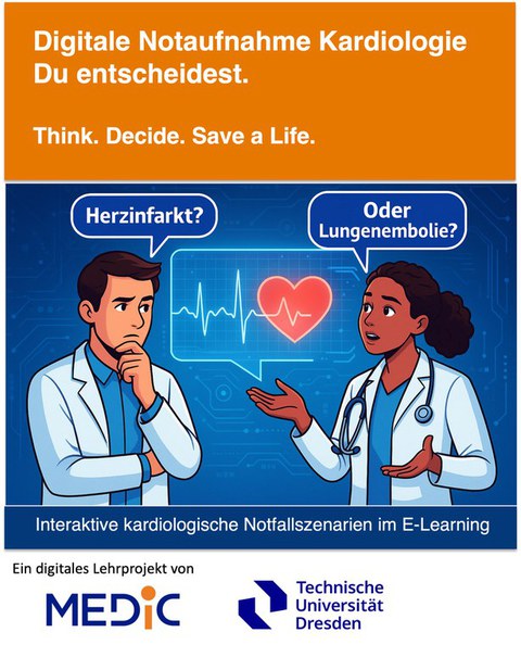 Ein Poster für Tutorien Kardiologie