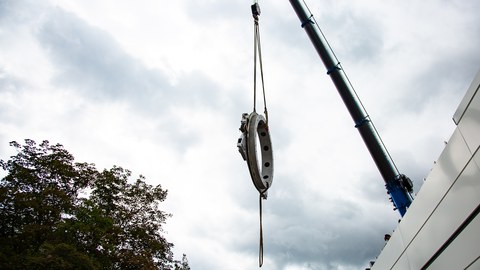 Einbau MR Linac