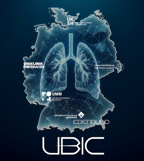 TU Dresden und Ebenbuild erhalten Bundesförderung im Rahmen des UBIC-Konsortiums für das Projekt "Digital Lung Twin"
