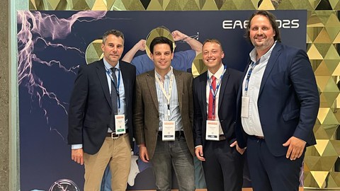 Forschungsgruppe Prof Distler, Dr. Bechtolsheim, Dr. Bereuter, PD Oehme (f.l.t.r.)