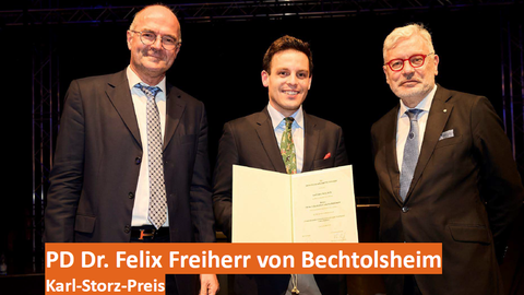 Felix v. Bechtolsheim erhält Karl-Storz-Preis