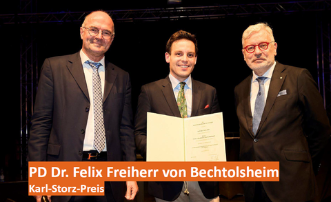 Felix v. Bechtolsheim erhält Karl-Storz-Preis