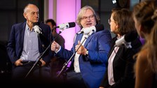 Prof. Thomas Südhof, Dr. Peter Plaßmeyer, Dr. Nora Herzog im Gespräch