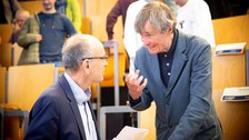 Prof. Thomas Südhof und Prof. Kai Simons im Gespräch
