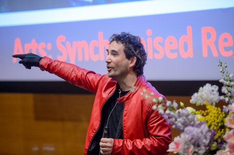 Prof. Mischa Dohler during his presentation