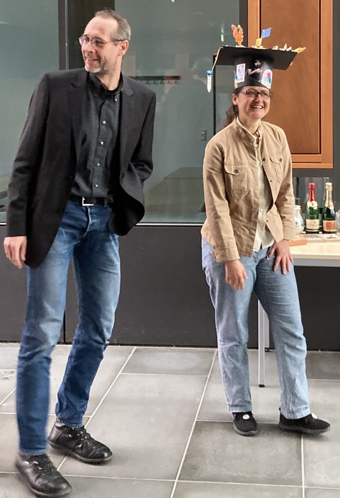 Daniela Hartmann und Betreuer Thorsten Mascher