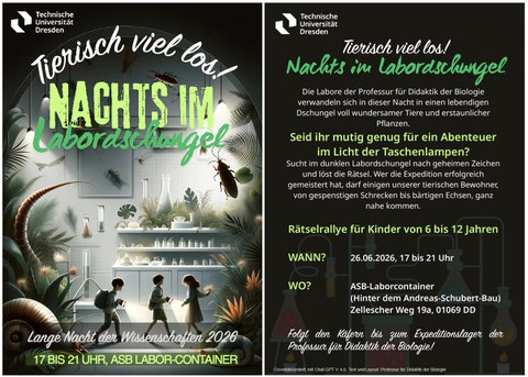 Flyer mit Informationen