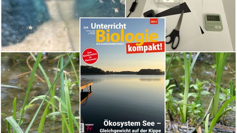 Cover mit Bilder im Hintergrund vom See