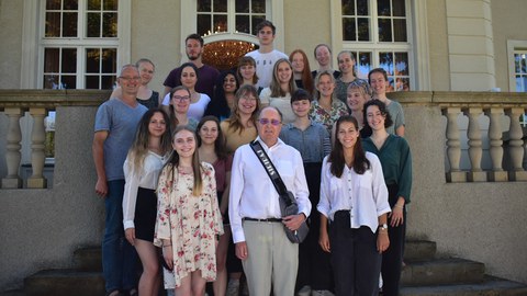 Group picture Biology in Society with Sir Gregory Winter