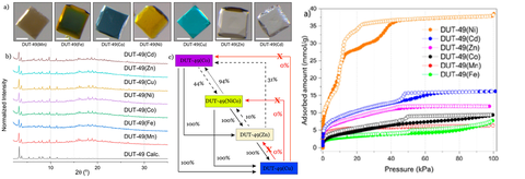 Synthesis of DUT-49(M) frameworks