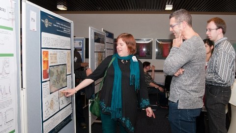 Postersession auf dem Symposium zu ionischen Flüsssigkeiten in Goslar im März 2016.