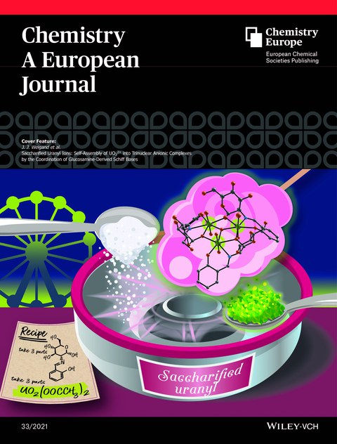 Saccharified uranyl ions