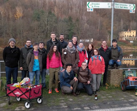 auf dem Elberadweg