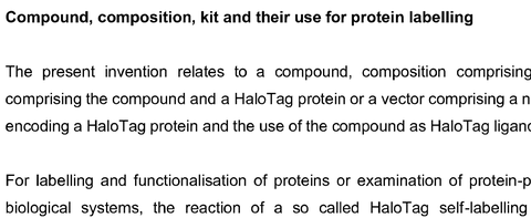 conditional halo tag ligation motif