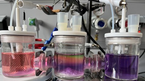 Bunte farben in H-Zelle