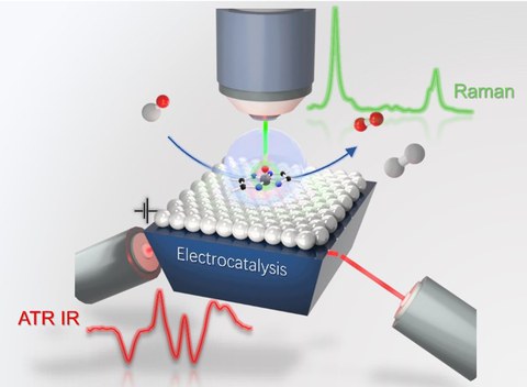 Schema Spektro-Elektrochemie