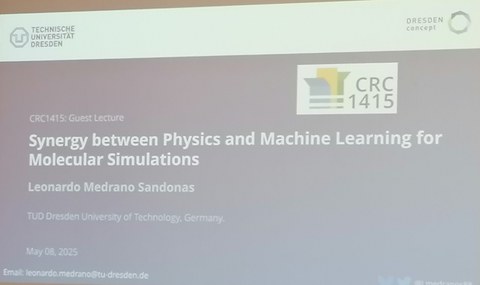 SFB 1415 Gastvortrag: Dr.-Ing Leonardo Medrano Sandonas