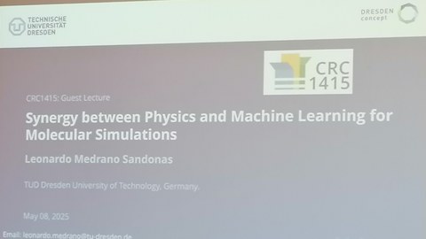SFB 1415 Gastvortrag: Dr.-Ing Leonardo Medrano Sandonas