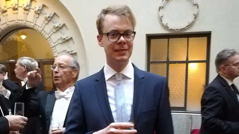 Victor Lagerqvist - Preisträger des Nachwuchspreises der Ruth und Nils-Erik Stenbäck Stiftung 