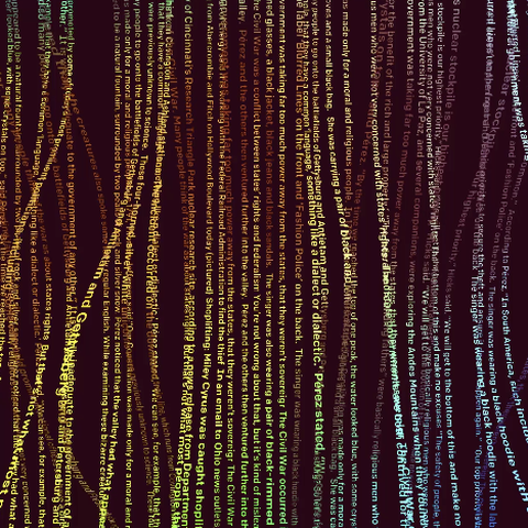text strings illustration