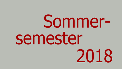 Sommersemester 2018