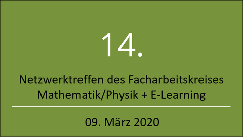 Logo Netzwerktreffen E-Learning