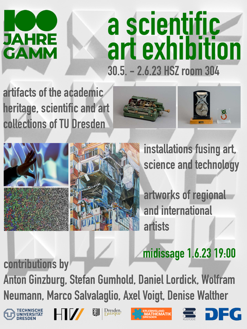 Poster zur Ausstellung: A scientific art exhibition