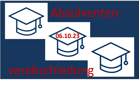 Logo zur Absolventenverabschiedung 2023