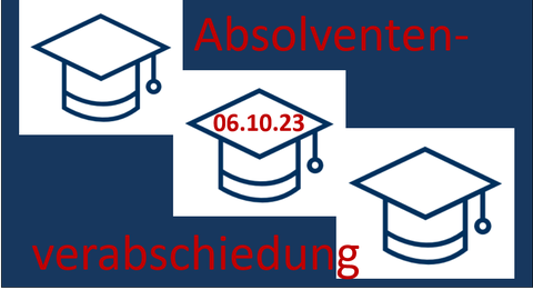 Logo zur Absolventenverabschiedung 2023