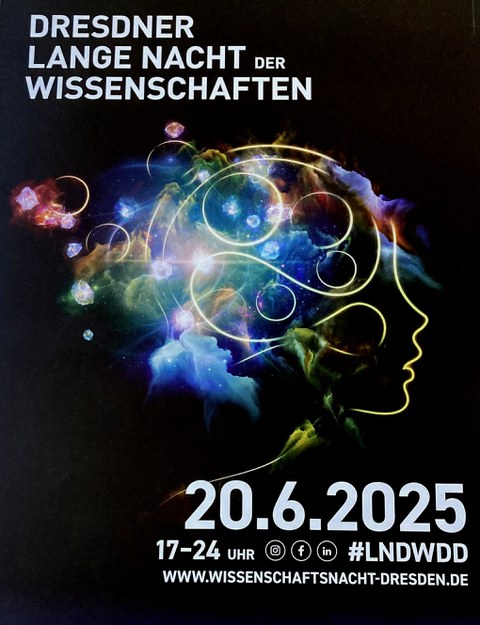 Poster: Lange nacht der Wissenschaften 2025
