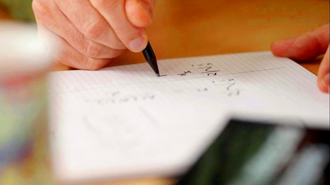Mathematik auf dem Papier